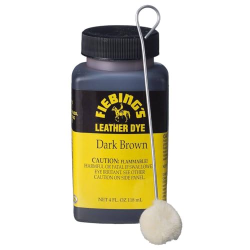 Fiebings Lederfarbe 118 ml, dunkelbraun, 4 fluid ounce