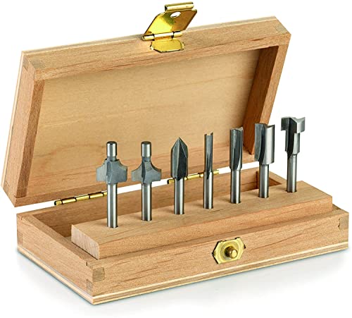 Dremel 660 Fräser Set, 7-teiliges Mehrzweck-Fräser-Set für...