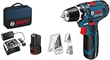 Bosch Professional 12V System Akku Bohrschrauber GSR 12V-15 (inkl....