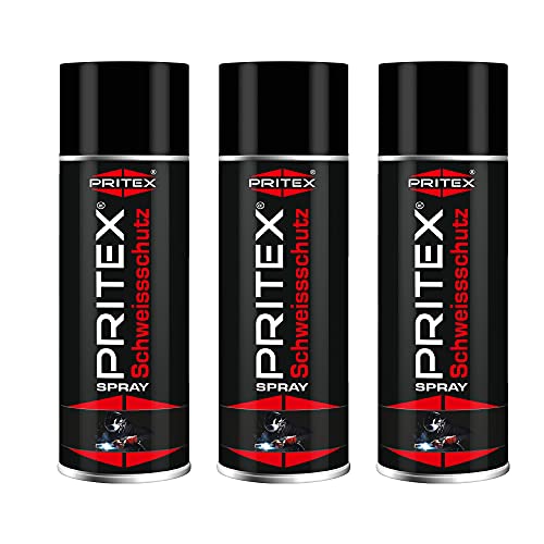 PRITEX – Schweißschutzspray 3 x 400 ml reinigt Schweißdüsen &...