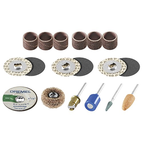 Dremel EZ686-01 EZ Lock Schleif- und Schleifwerkzeug-Zubehör-Set,...